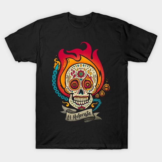 El Motorista T-Shirt by teesgeex